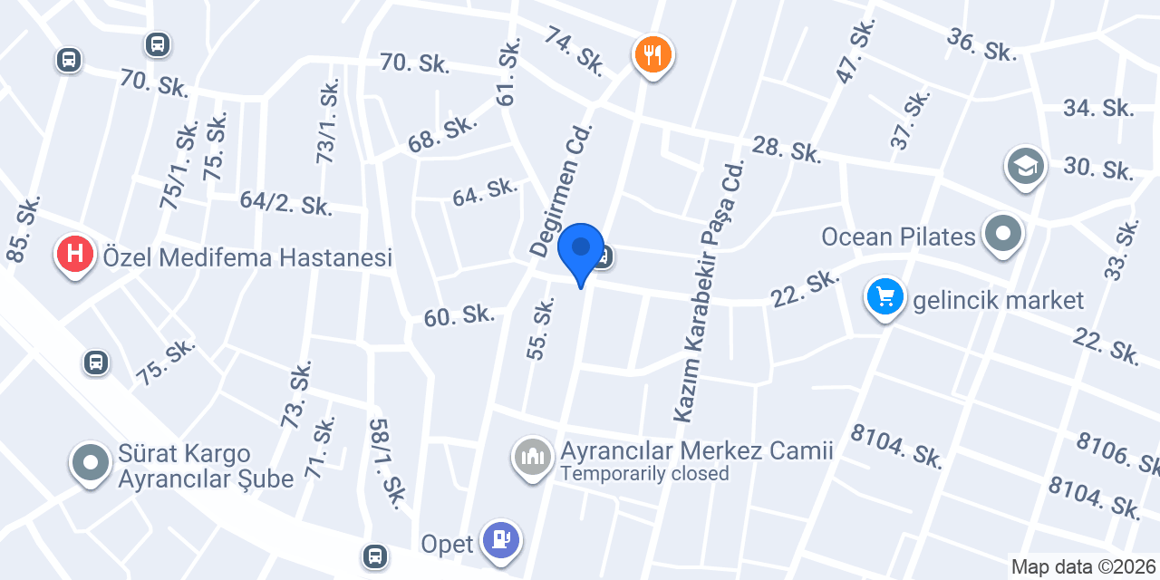 Elit Erkek Kuaförü konumu