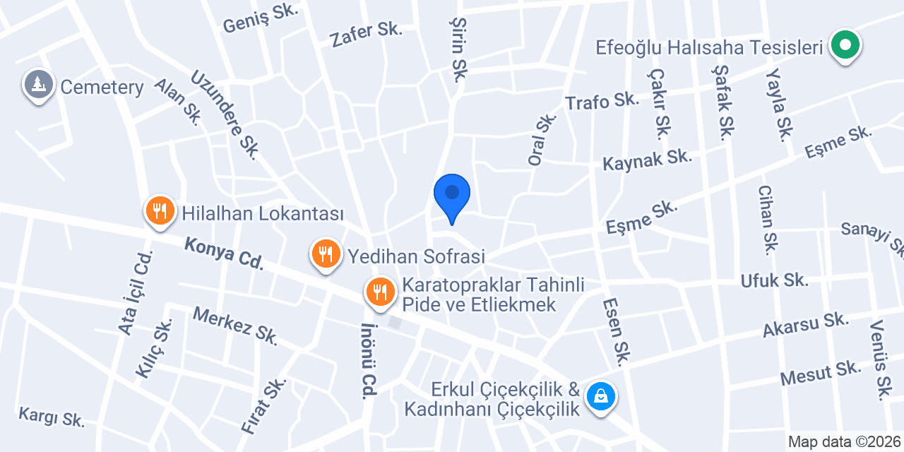 ÖZEL HASKADINHANI SÜRÜCÜ KURSU konumu