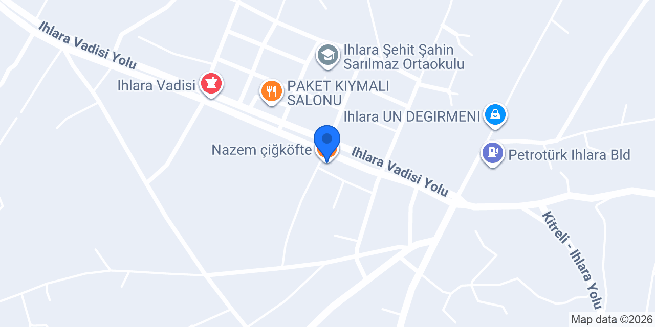 Nazem çiğköfte konumu