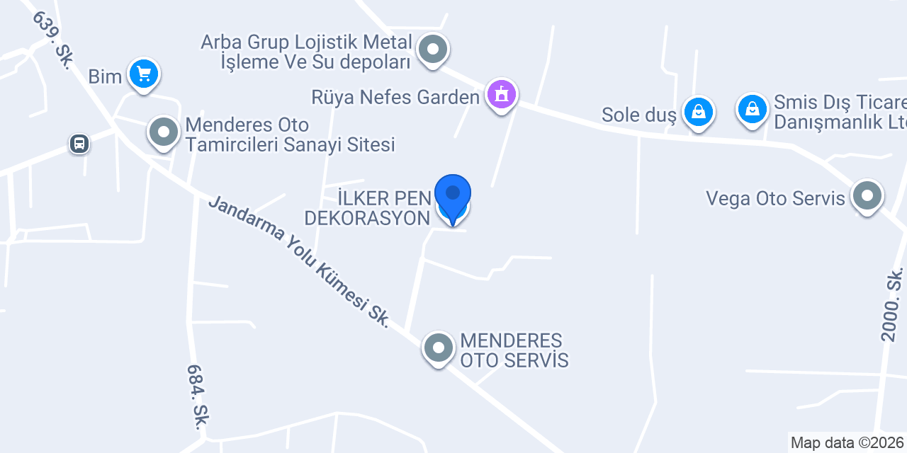 İLKER PEN DEKORASYON konumu