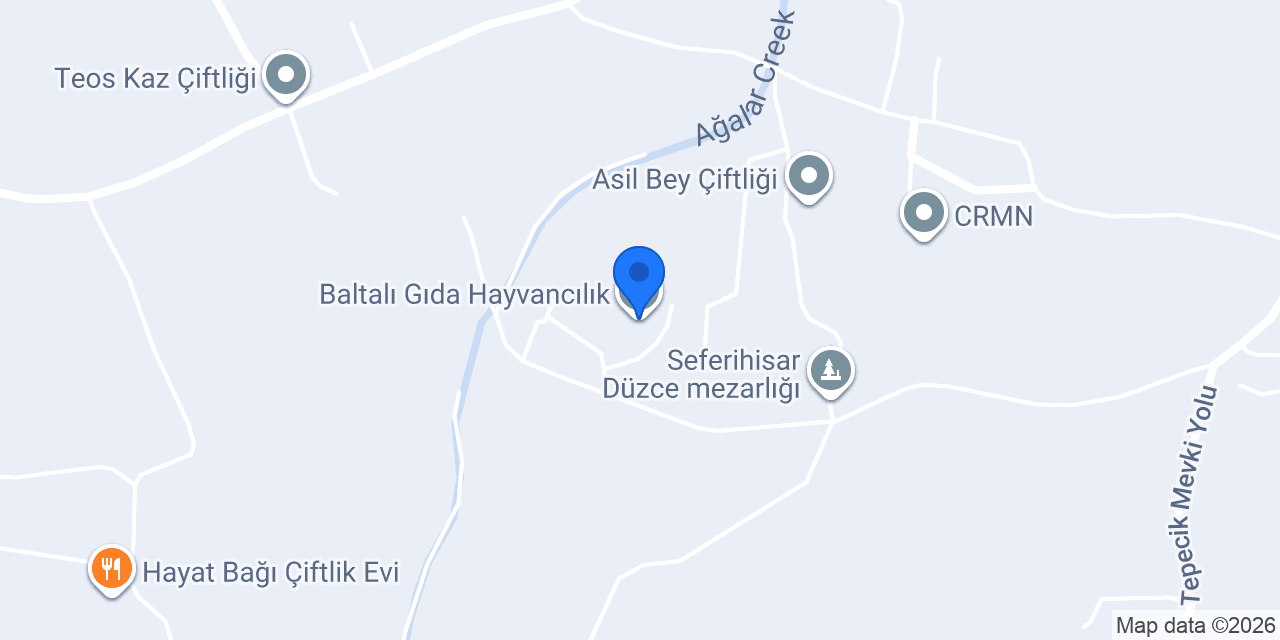 Baltalı Gıda Hayvancılık konumu