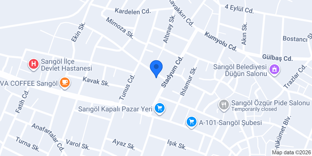 Cafe'de Keyif konumu
