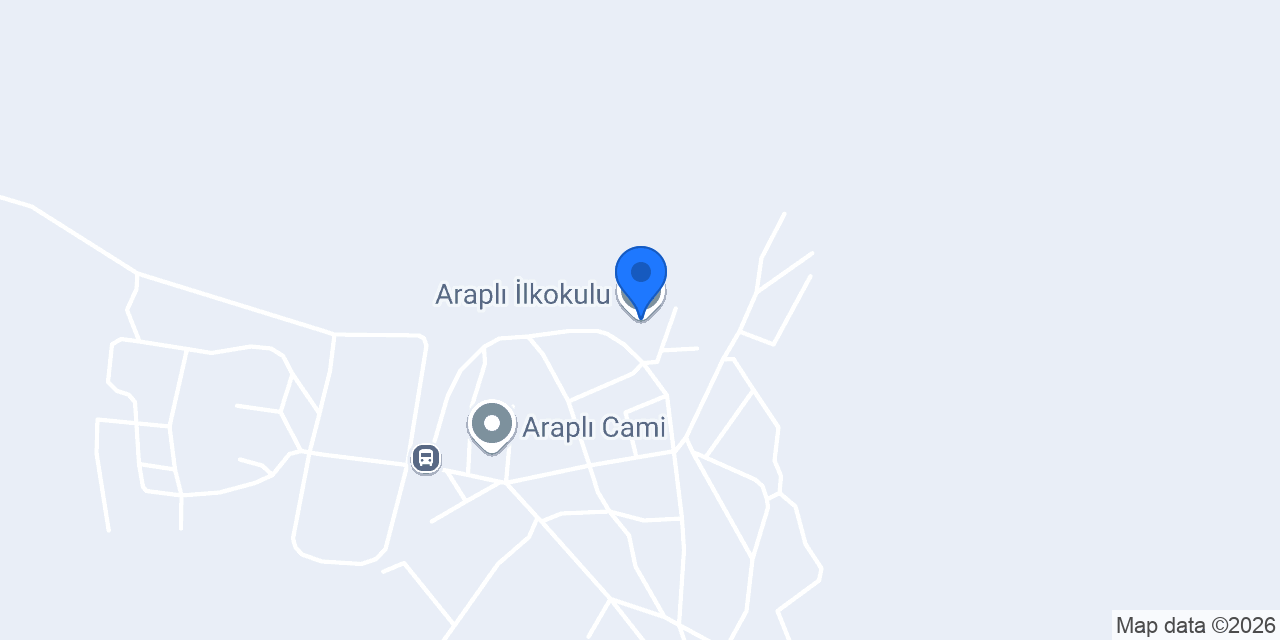 Araplı İlkokulu konumu