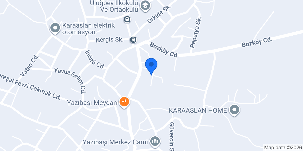 Ptt-yazıbaşı Şubesi konumu