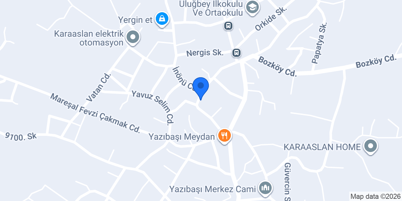 Cömert Yemek Salonu konumu