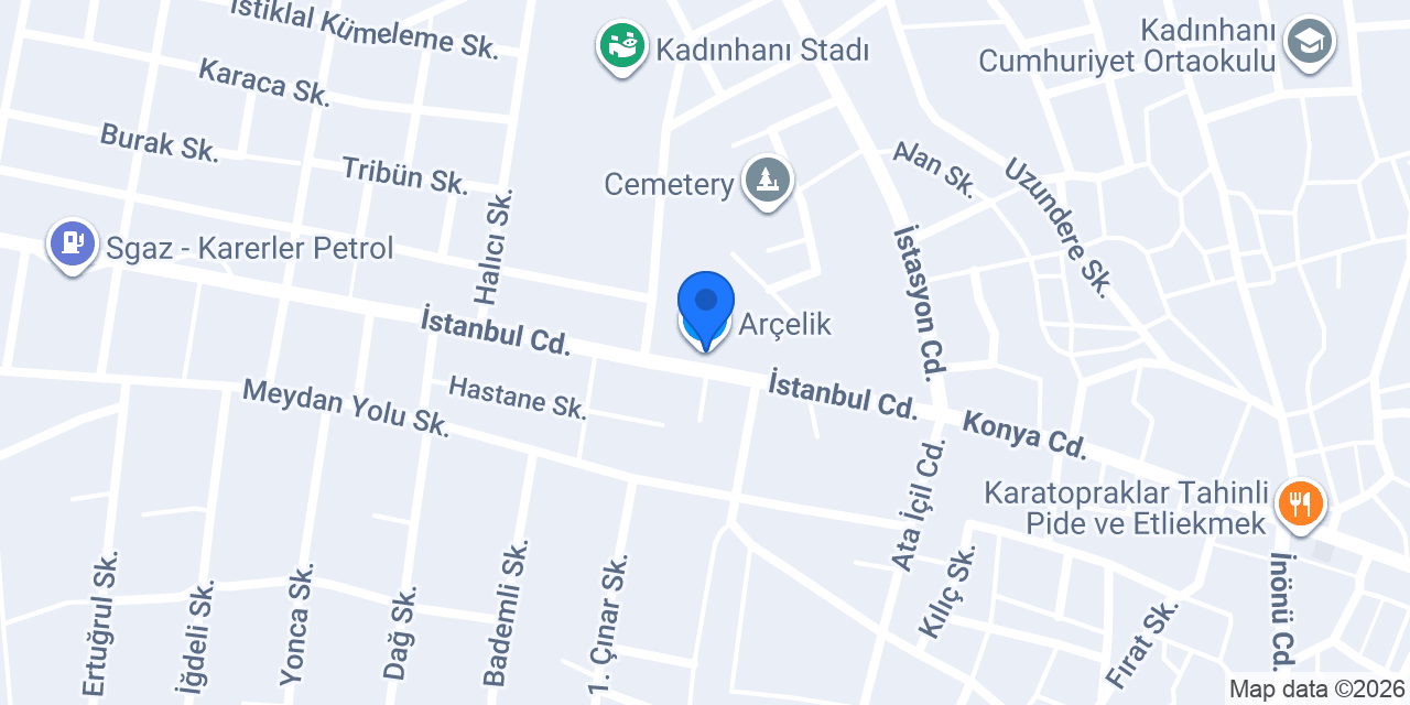 Arçelik konumu