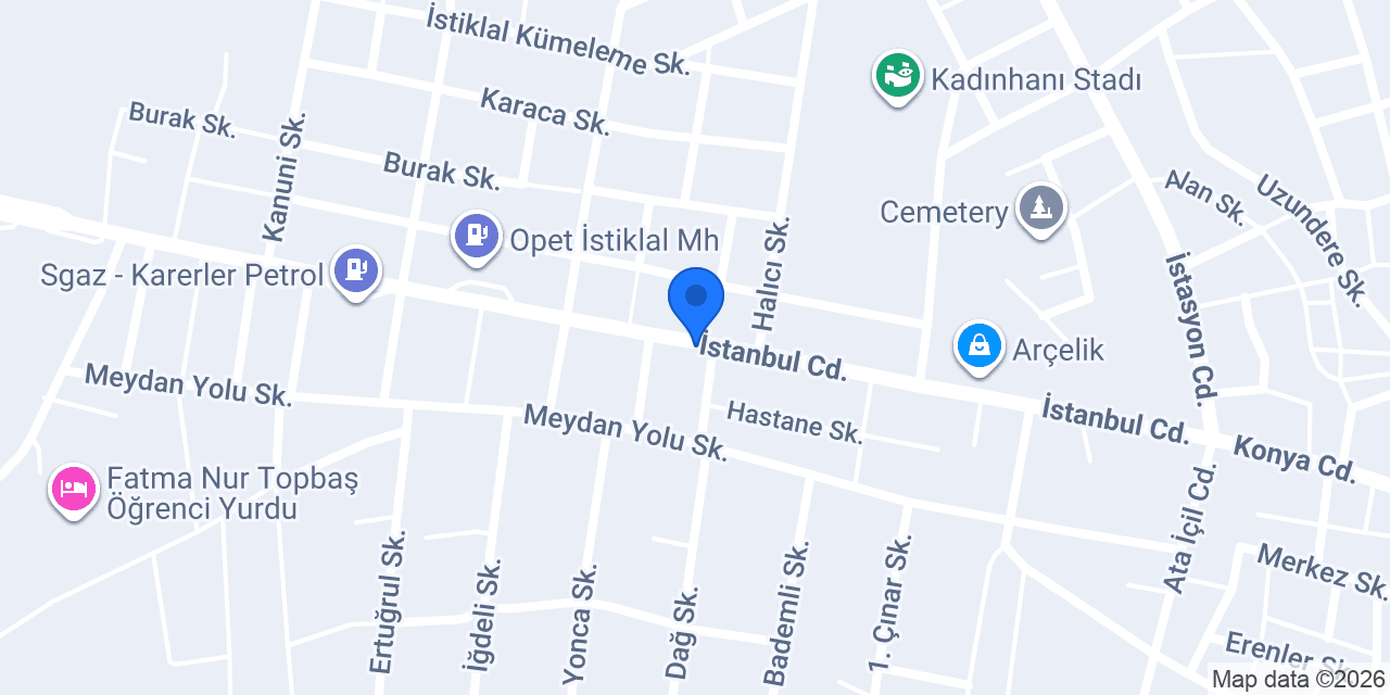 Türkan otomotiv konumu