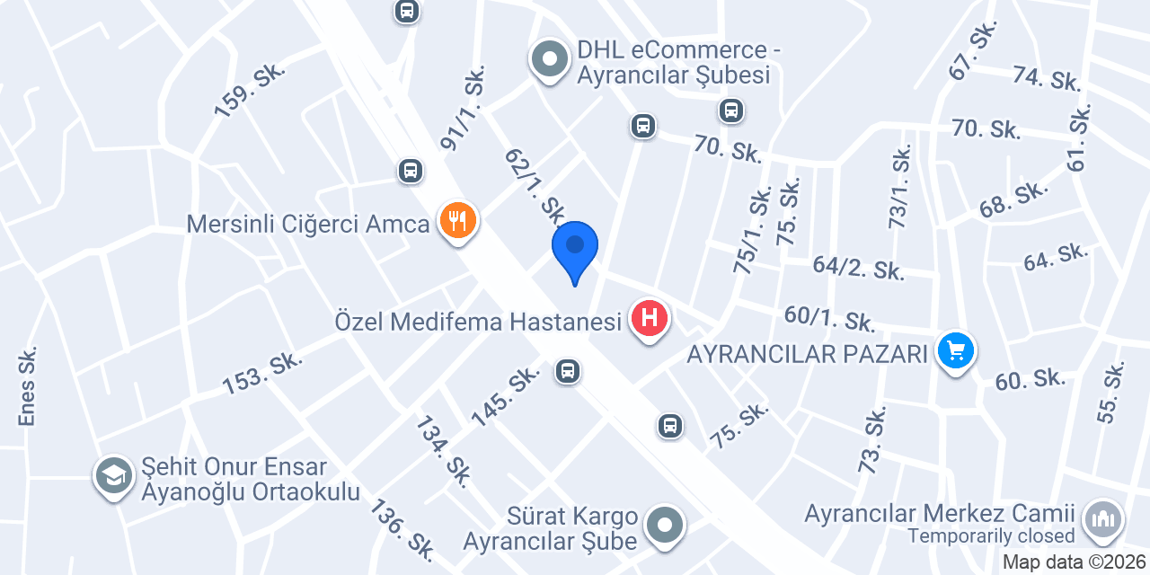 Aygül Çiçekçilik konumu