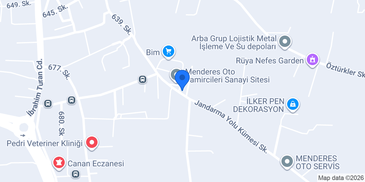 Demircioğlu Alüminyum konumu