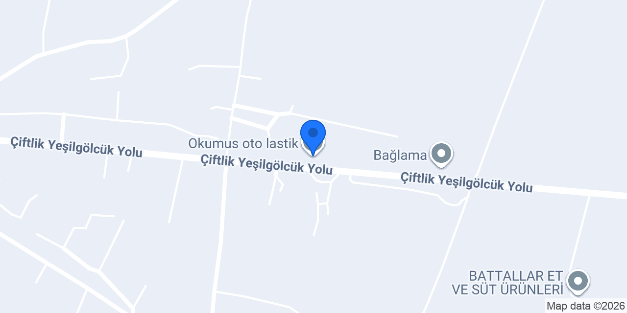 Okumus oto lastik konumu