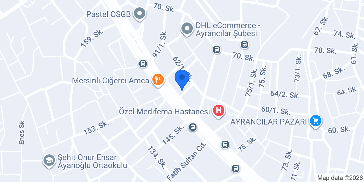 Nar Çiçeğim Pide - Kebab- Çorba Salonu konumu