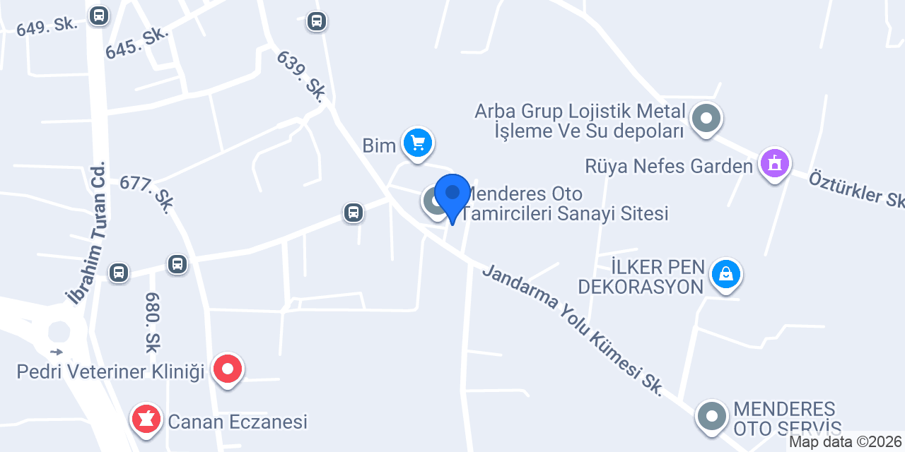 İkiler Oto Servis konumu