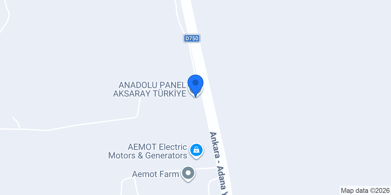 ANADOLU PANEL AKSARAY TÜRKİYE konumu