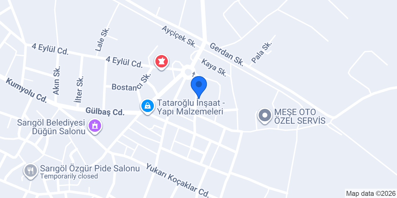 İşseven Oto Yıkama konumu