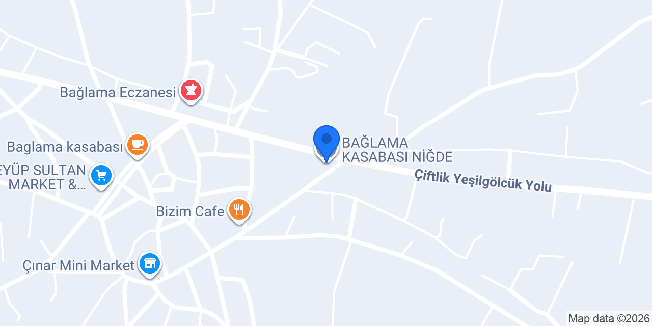 BAĞLAMA KASABASI NİĞDE konumu