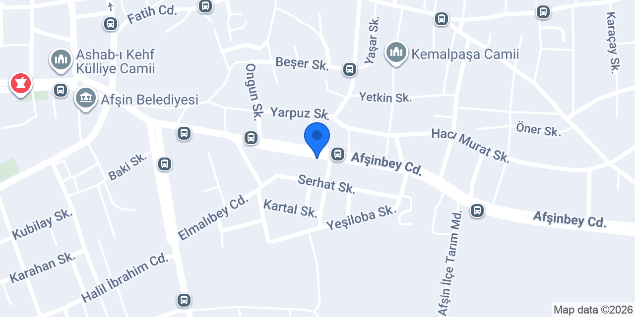 Festival Halı Kahramanmaraş Afşin Şubesi konumu