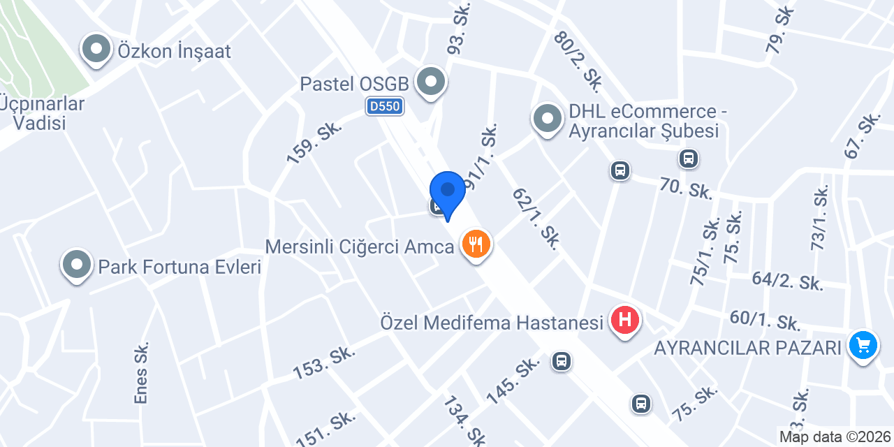 Öztoplular Group konumu