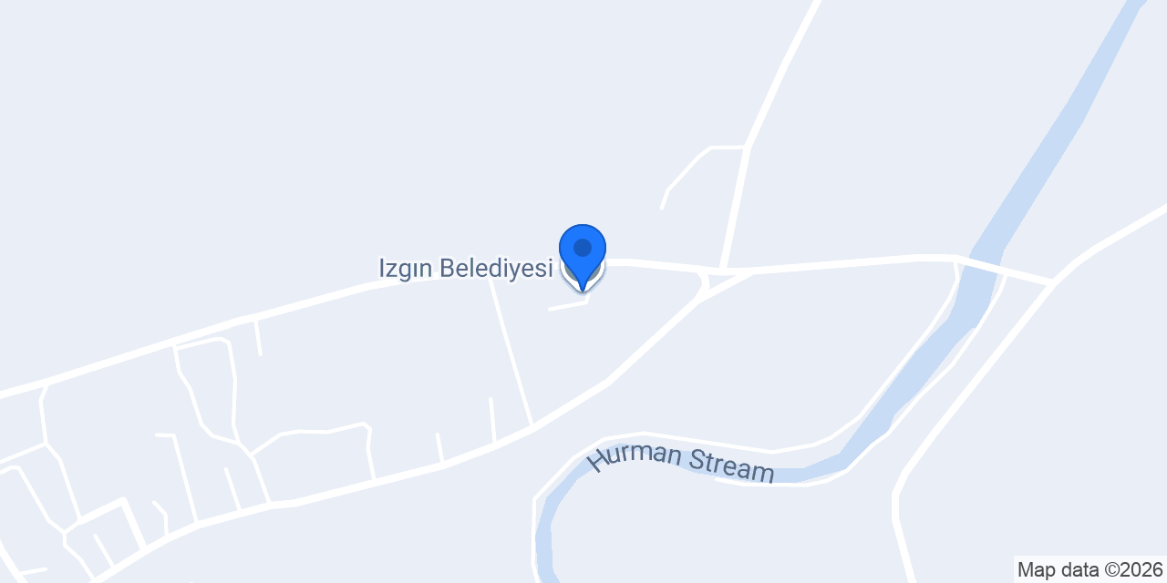 Izgın Belediyesi konumu