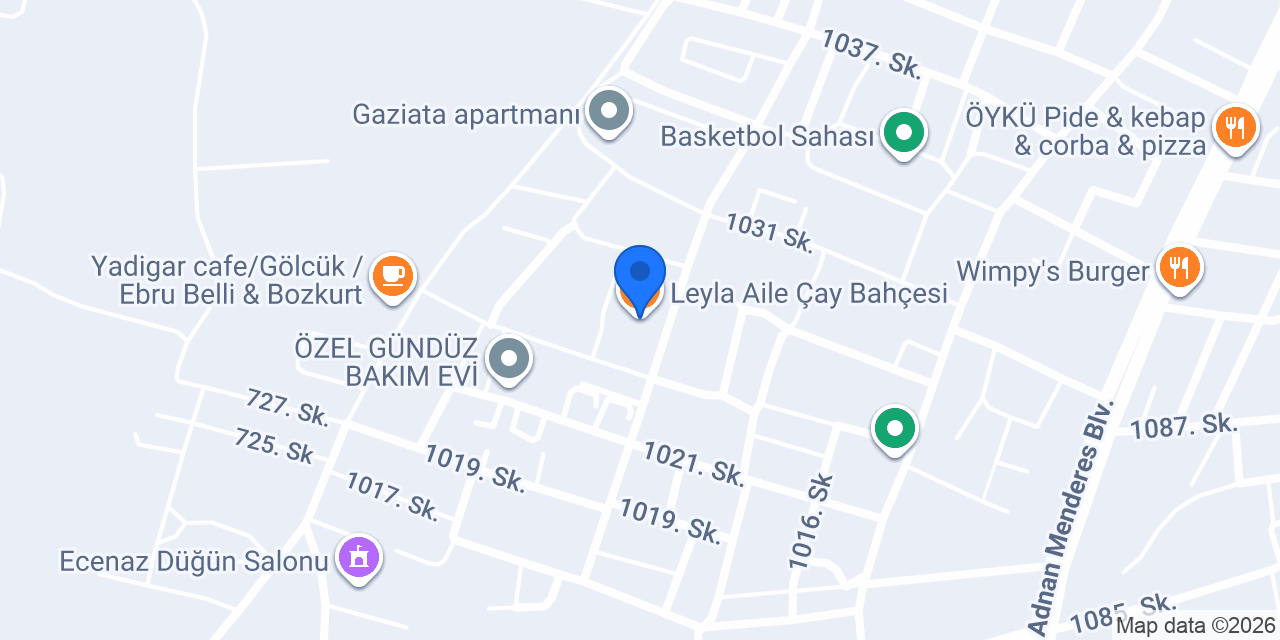 Leyla Aile Çay Bahçesi konumu