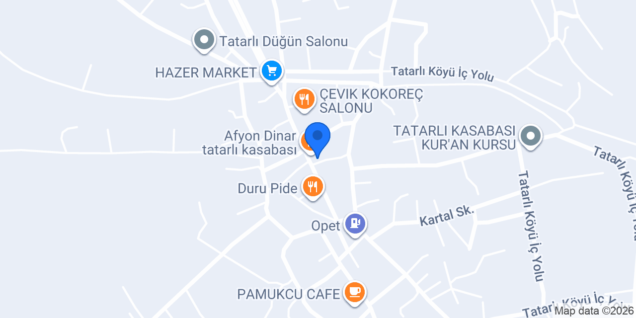 Durak restoran konumu