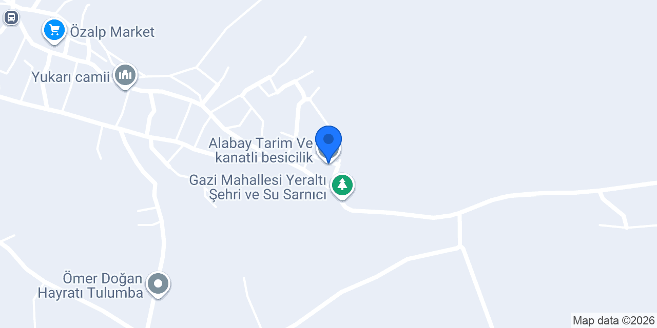 Alabay Tarim Ve kanatli besicilik konumu