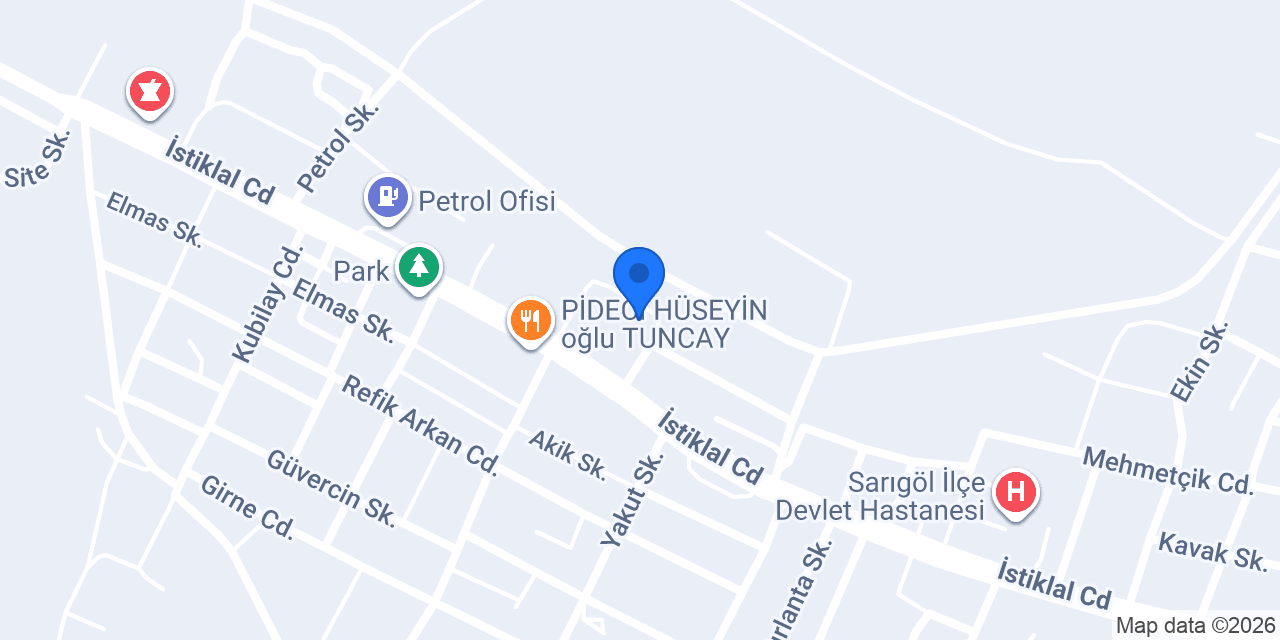 SARIGÖL BEYAZ EŞYA TEKNİK SERVİSİ konumu