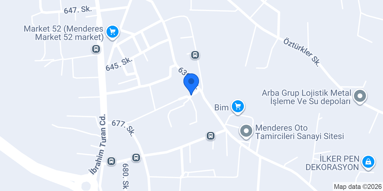 Menderes İlçe Jandarma konumu