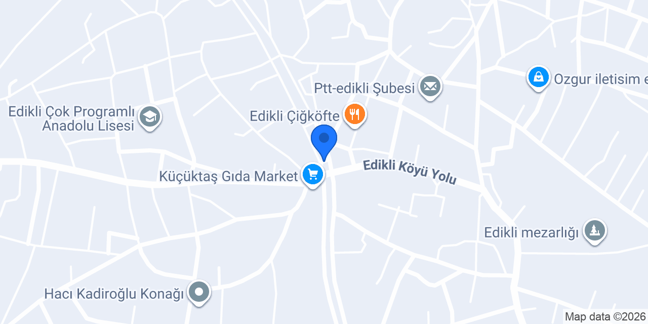 Edikli ekomini Bayram KEMER konumu