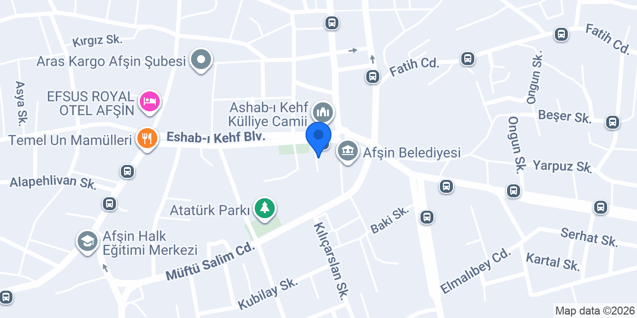 Afşin Adıyörem Çiğköfte konumu
