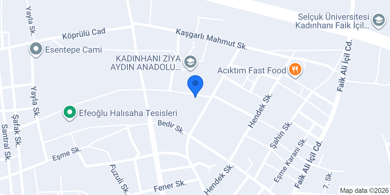 Kadınhanı süt birliği konumu