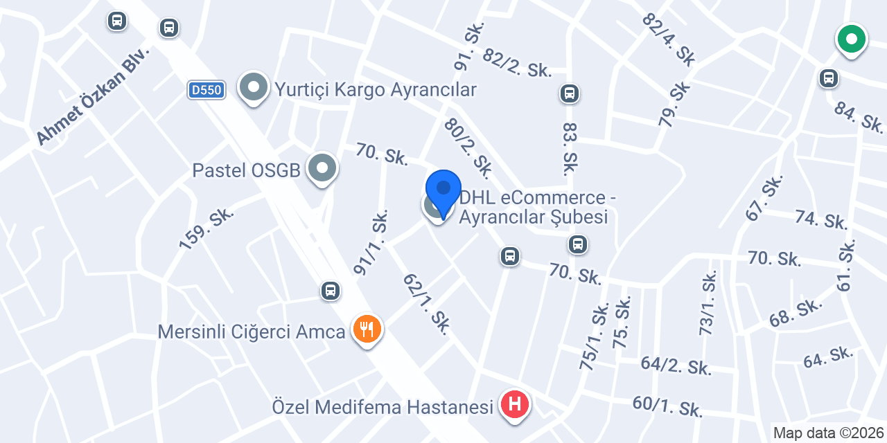 DHL eCommerce - Ayrancılar Şubesi konumu