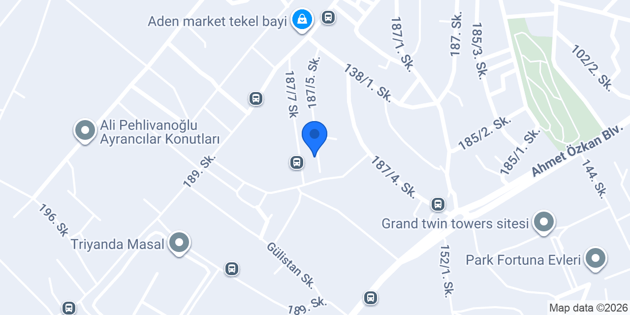 Öznur Elektrik Aydınlatma konumu