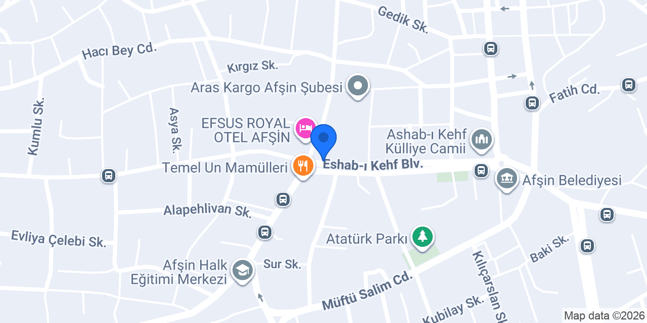 AFŞİN GRS ARAÇ KİRALAMA konumu