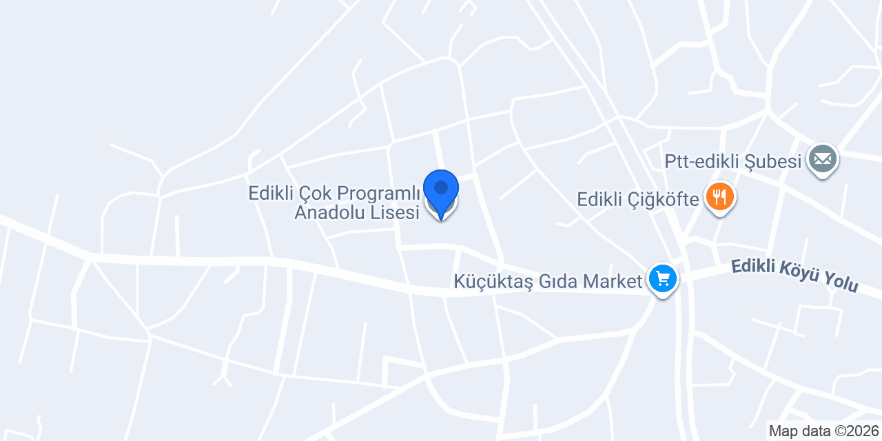 Edikli Çok Programlı Anadolu Lisesi konumu