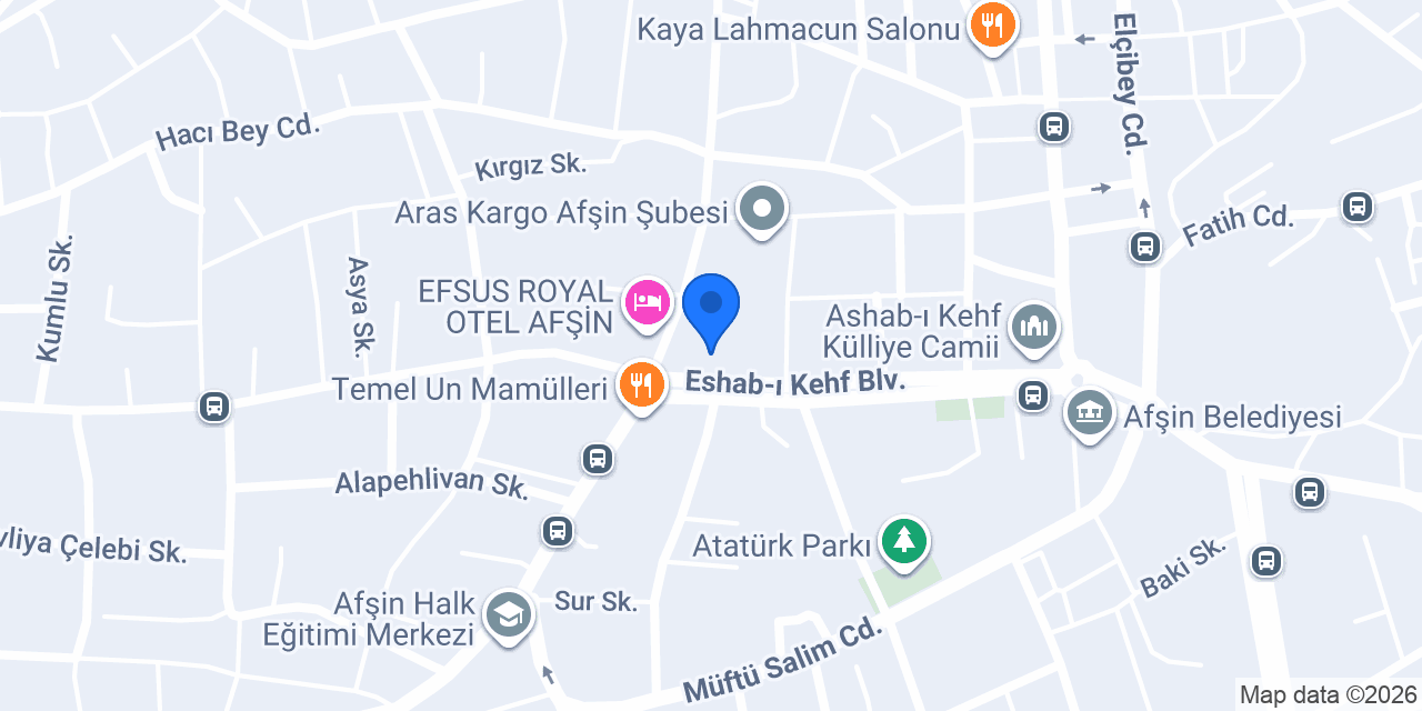 Lüks Afşınlılar konumu