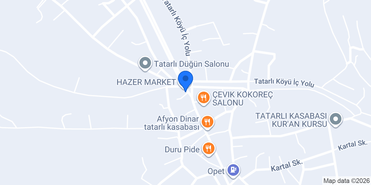 HAZER CAFE konumu