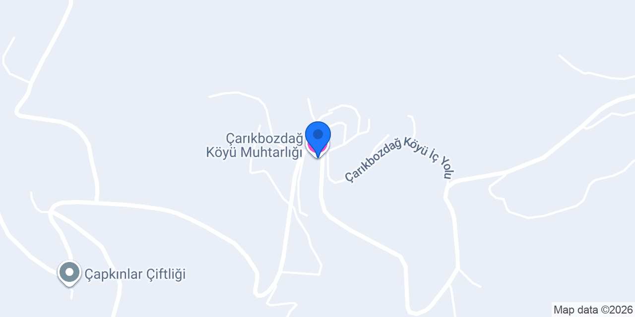 Çarıkbozdağ Köyü Muhtarlığı konumu