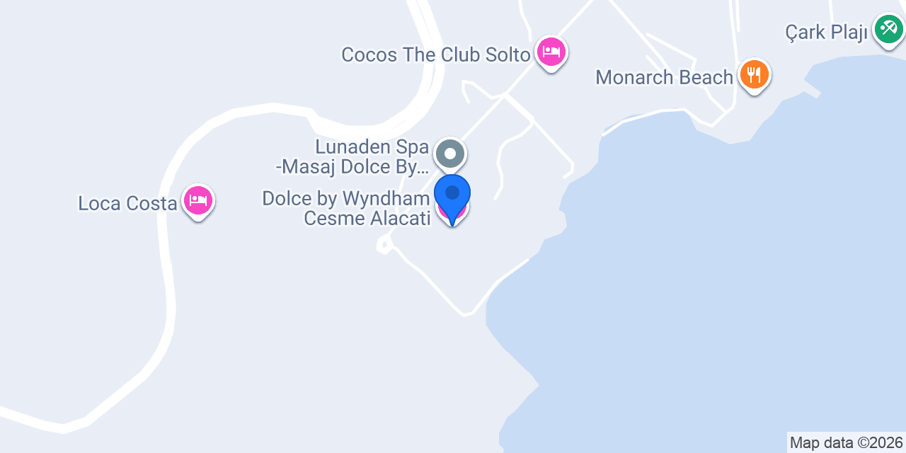 Dolce by Wyndham Cesme Alacati konumu