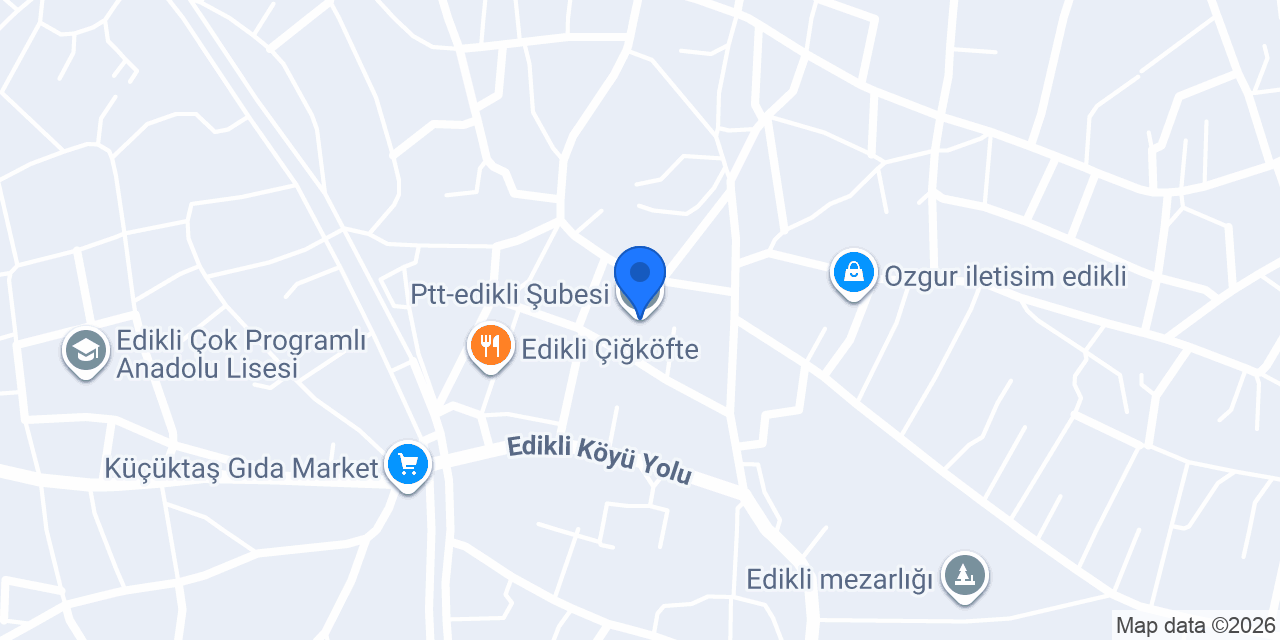 Ptt-edikli Şubesi konumu