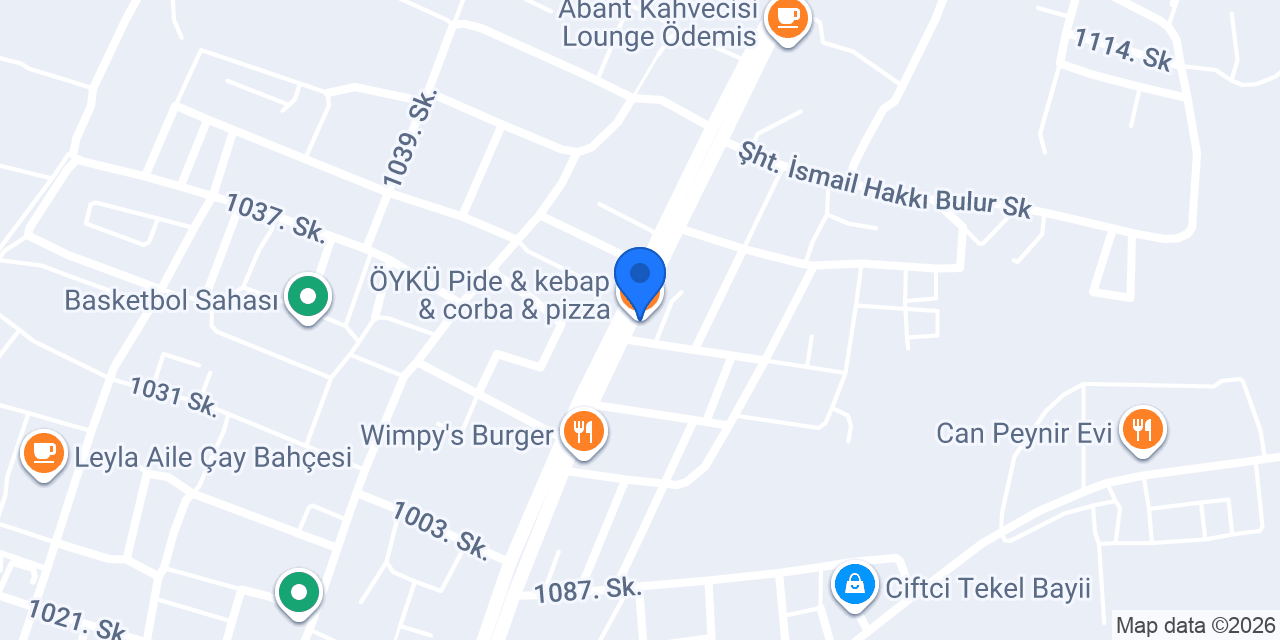 ÖYKÜ Pide & kebap & corba & pizza konumu