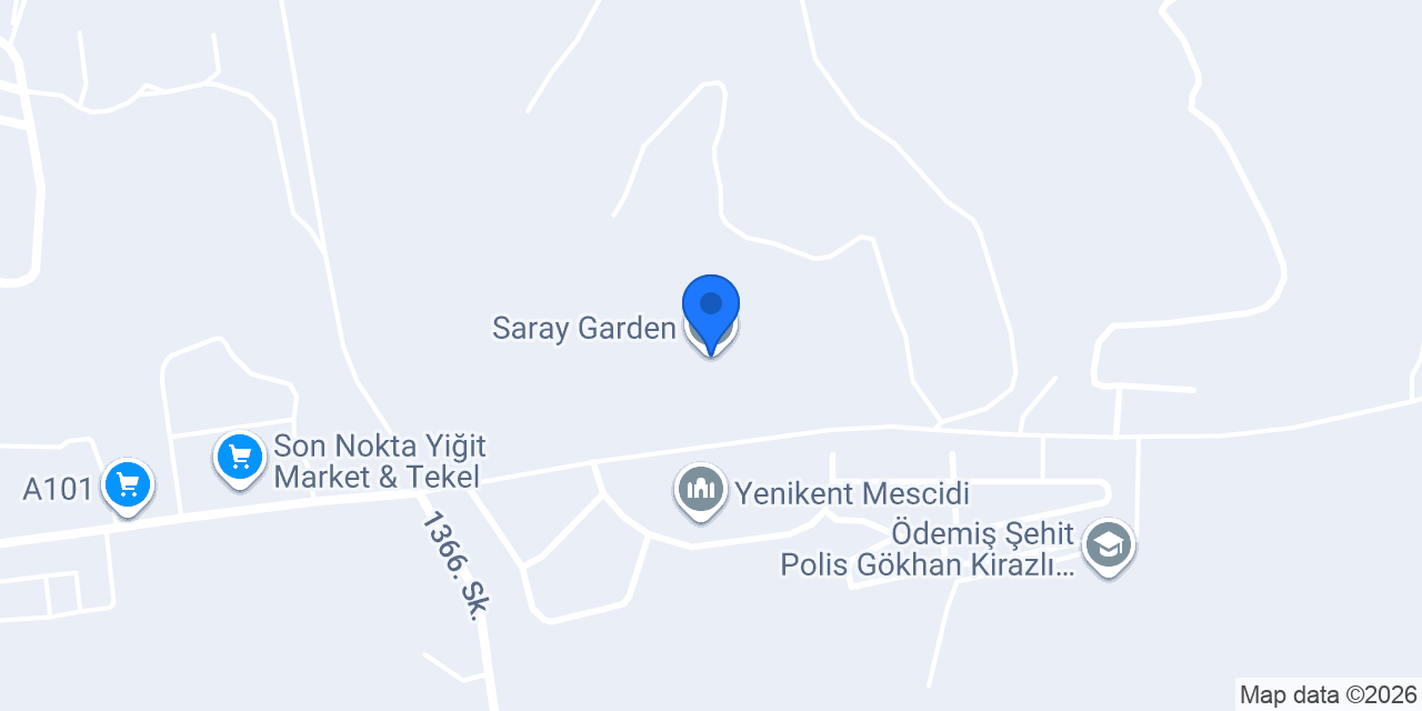 Saray Garden konumu