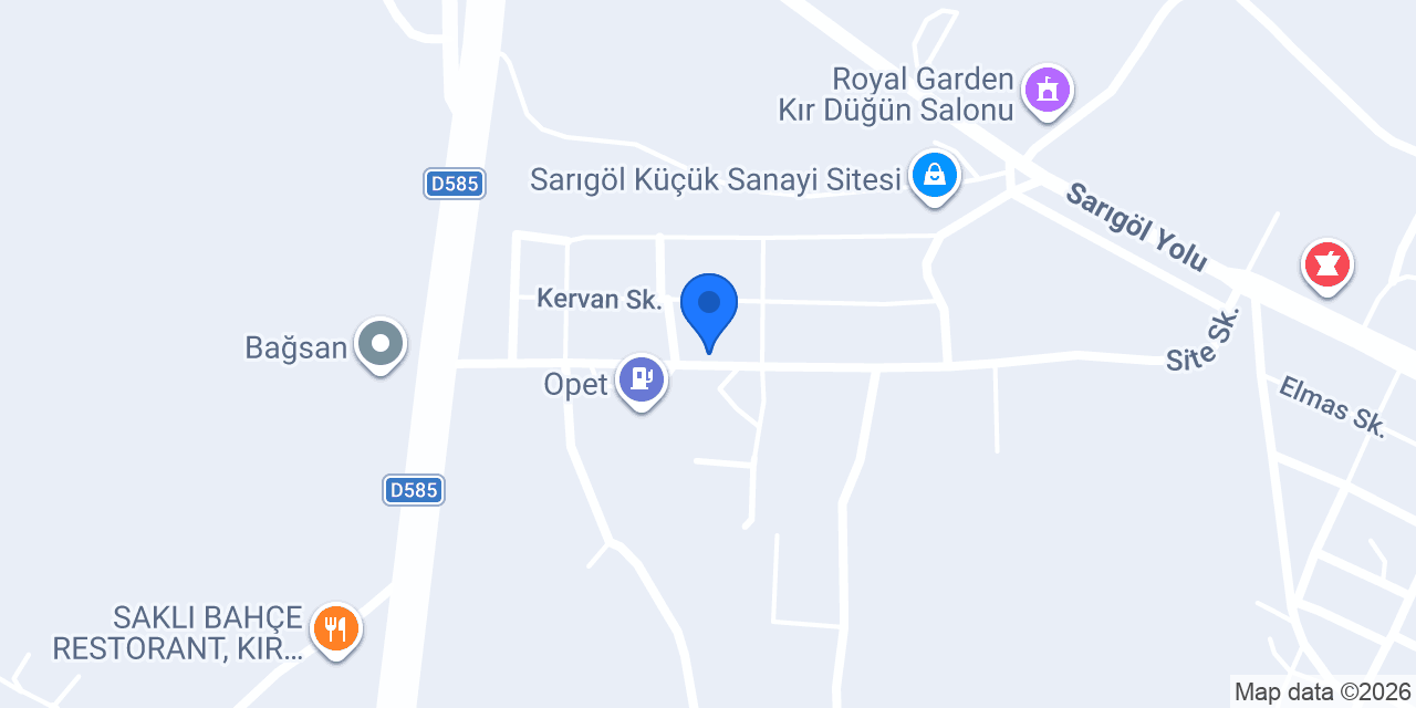Tire halı yıkama konumu