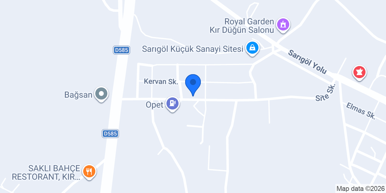 Çiçek Mobilya konumu