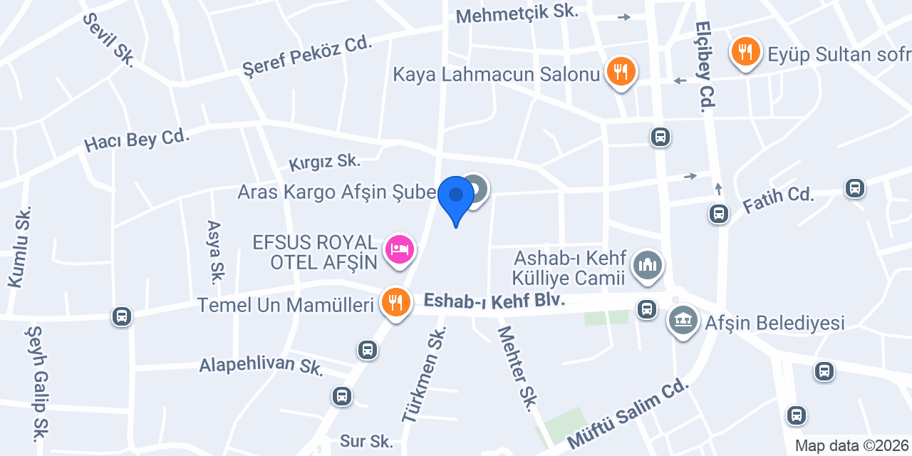 DHL eCommerce - Afşin Şubesi konumu