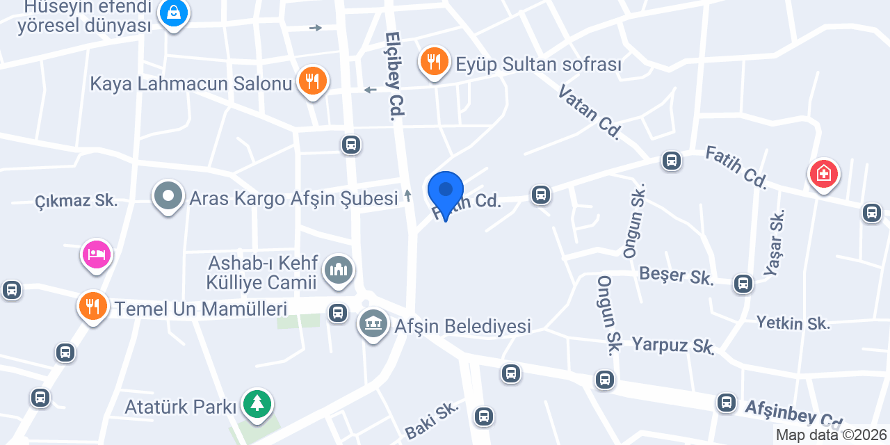 Çağatay Veteriner Kliniği konumu