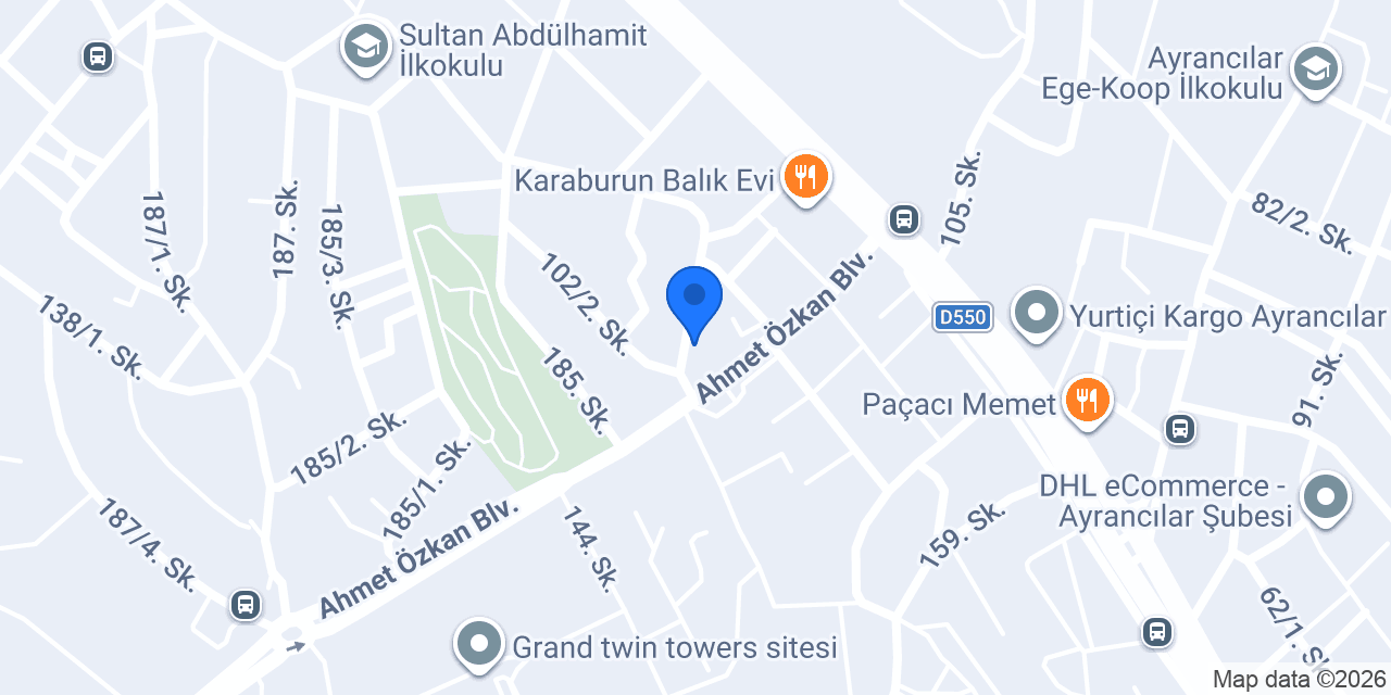 Ayrancılar Halil Bayan Kuaförü konumu
