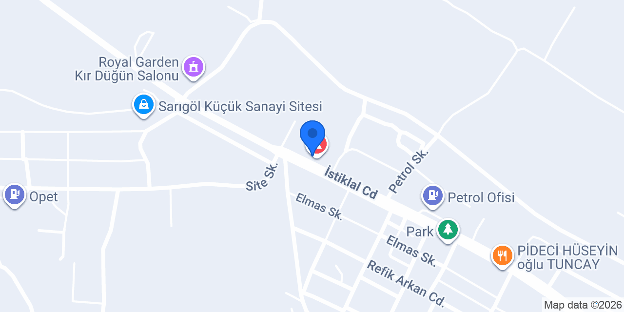 ÇİÇEK OTOMOTİV konumu