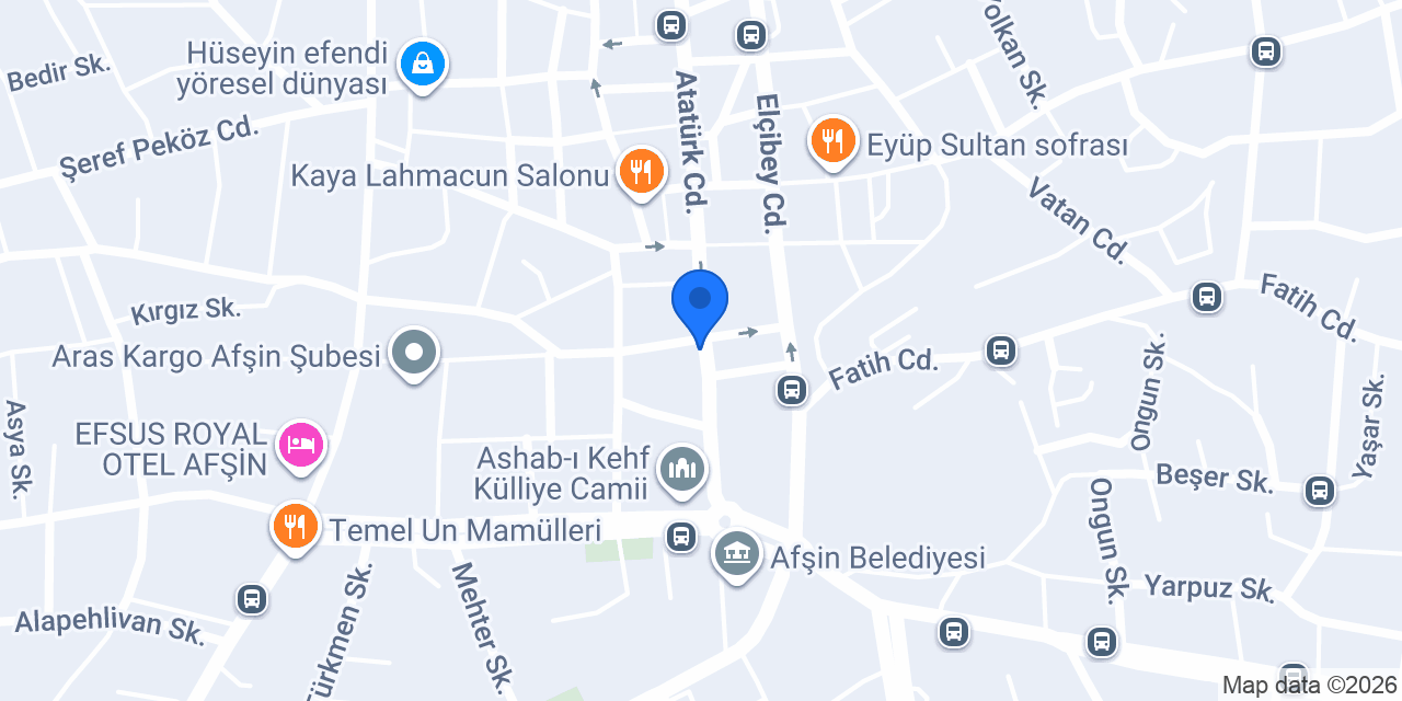 Zafer Elektrik konumu