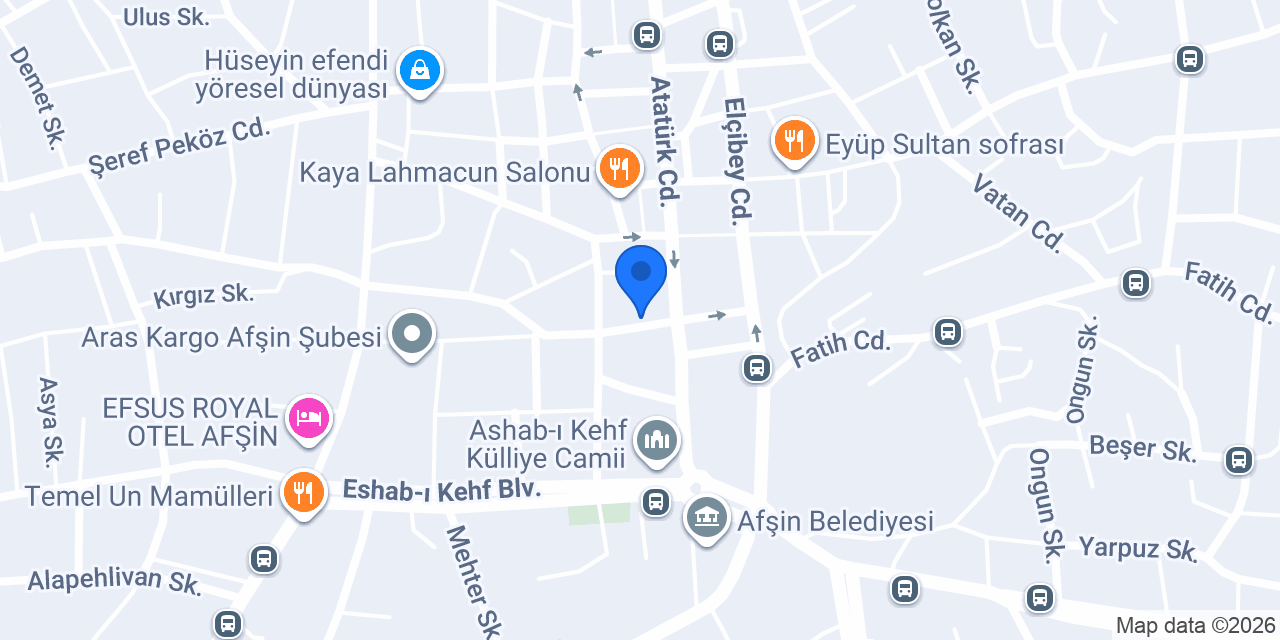 Yıldız Kebap Salonu konumu