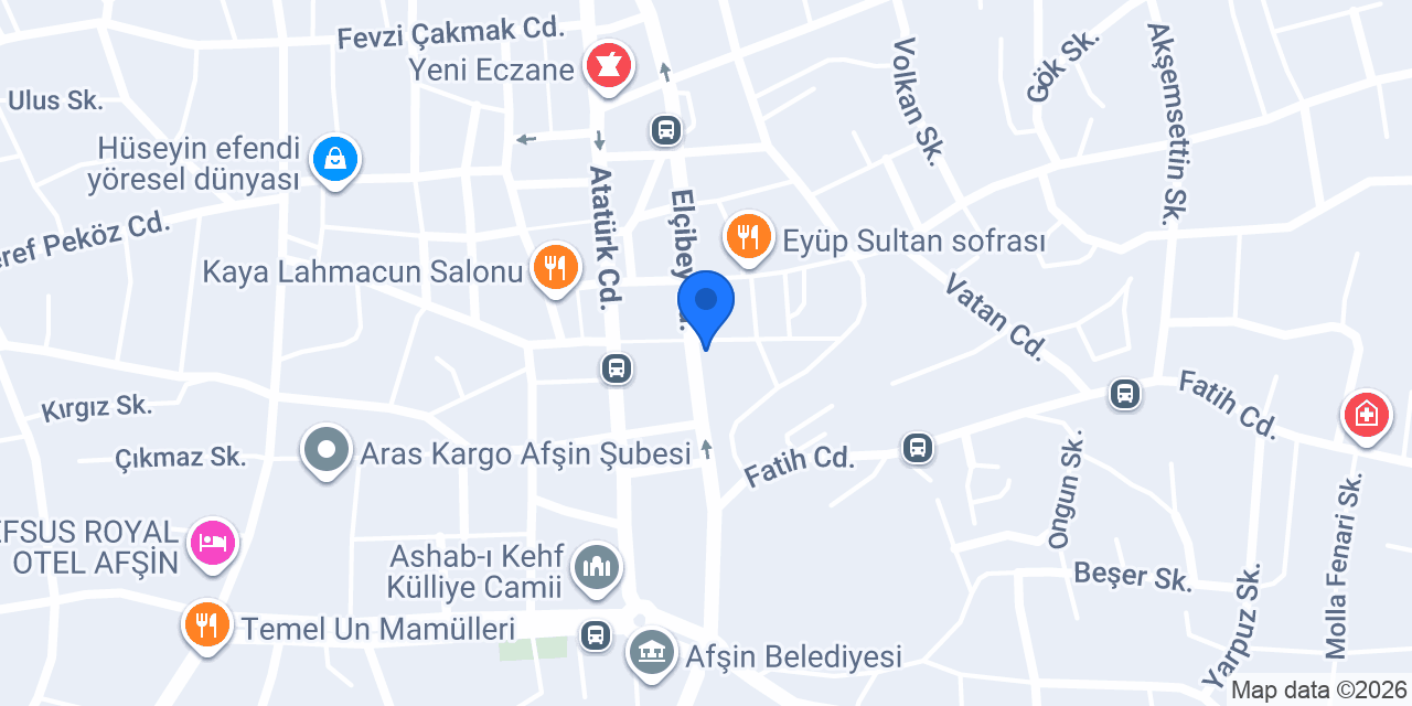 Betül Eczanesi konumu